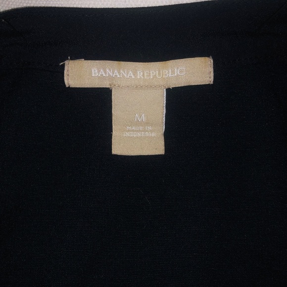 Black Raglan Lace Top Banana Republic Medium - Picture 7 of 8